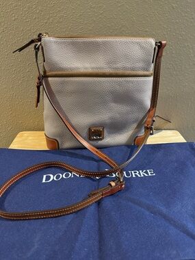 Rooney and Bourke Pebble Leather Crossbody Bag